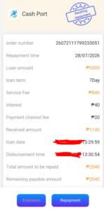 Matagumpay akong nakautang sa NOVAPESO app